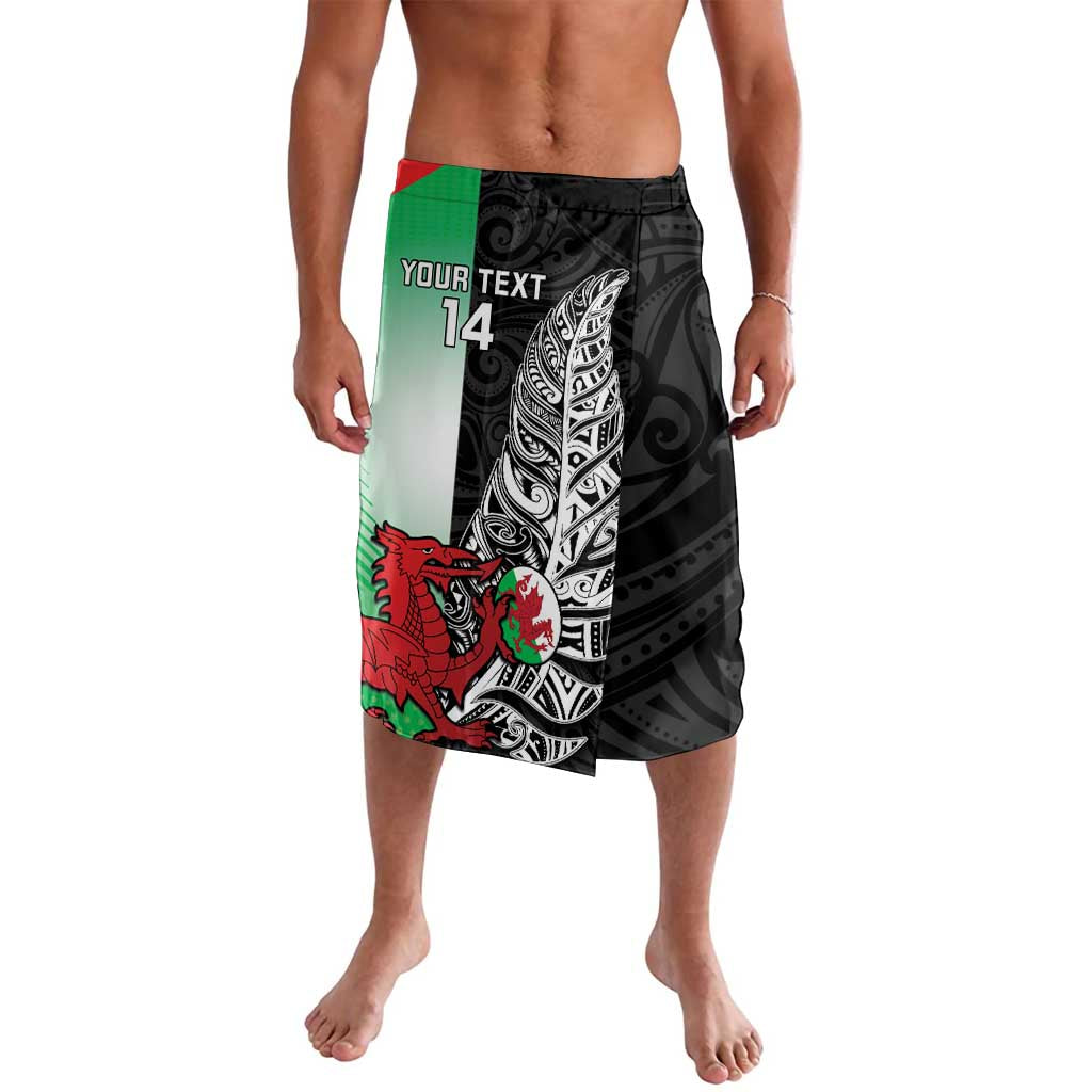 New Zealand and Wales Rugby Custom Lavalava Aotearoa All Black Combine Welsh Dragon - Aussie Hoodie
