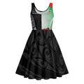 New Zealand and Wales Rugby Custom Midi Dress Aotearoa All Black Combine Welsh Dragon - Aussie Hoodie