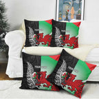 New Zealand and Wales Rugby Custom Pillow Cover Aotearoa All Black Combine Welsh Dragon - Aussie Hoodie
