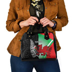 New Zealand and Wales Rugby Custom Shoulder Handbag Aotearoa All Black Combine Welsh Dragon - Aussie Hoodie