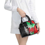 New Zealand and Wales Rugby Custom Shoulder Handbag Aotearoa All Black Combine Welsh Dragon - Aussie Hoodie