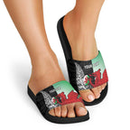 New Zealand and Wales Rugby Custom Slide Sandals Aotearoa All Black Combine Welsh Dragon - Aussie Hoodie