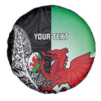 New Zealand and Wales Rugby Custom Spare Tire Cover Aotearoa All Black Combine Welsh Dragon - Aussie Hoodie