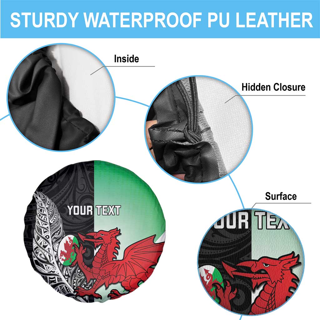 New Zealand and Wales Rugby Custom Spare Tire Cover Aotearoa All Black Combine Welsh Dragon - Aussie Hoodie
