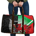 New Zealand and Wales Rugby Custom Travel Bag Aotearoa All Black Combine Welsh Dragon - Aussie Hoodie
