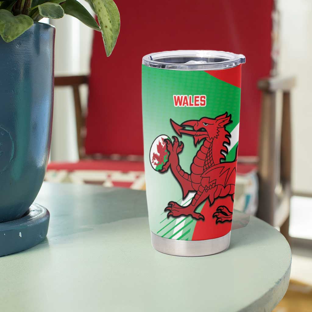 New Zealand and Wales Rugby Custom Tumbler Cup Aotearoa All Black Combine Welsh Dragon - Aussie Hoodie