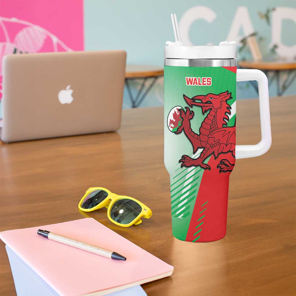 New Zealand and Wales Rugby Custom Tumbler With Handle Aotearoa All Black Combine Welsh Dragon - Aussie Hoodie