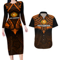 perth-scorchers-cricket-couples-matching-long-sleeve-bodycon-dress-and-hawaiian-shirt-2023-unique-indigenous-art-mix-polynesian-pattern