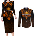 perth-scorchers-cricket-couples-matching-long-sleeve-bodycon-dress-and-long-sleeve-button-shirts-2023-unique-indigenous-art-mix-polynesian-pattern