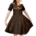 perth-scorchers-cricket-kid-short-sleeve-dress-2023-unique-indigenous-art-mix-polynesian-pattern