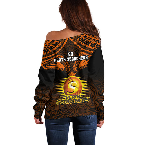 perth-scorchers-cricket-off-shoulder-sweater-2023-unique-indigenous-art-mix-polynesian-pattern