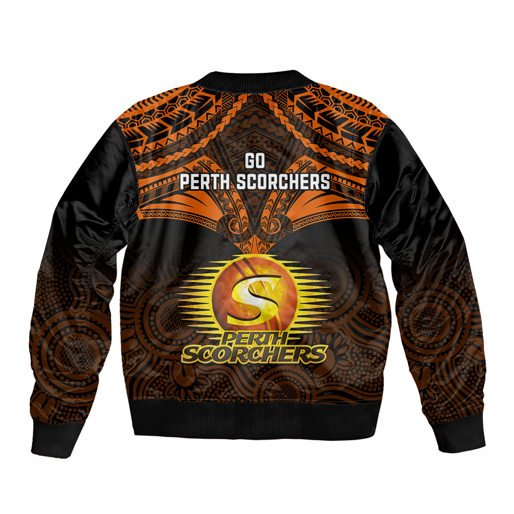 perth-scorchers-cricket-sleeve-zip-bomber-jacket-2023-unique-indigenous-art-mix-polynesian-pattern