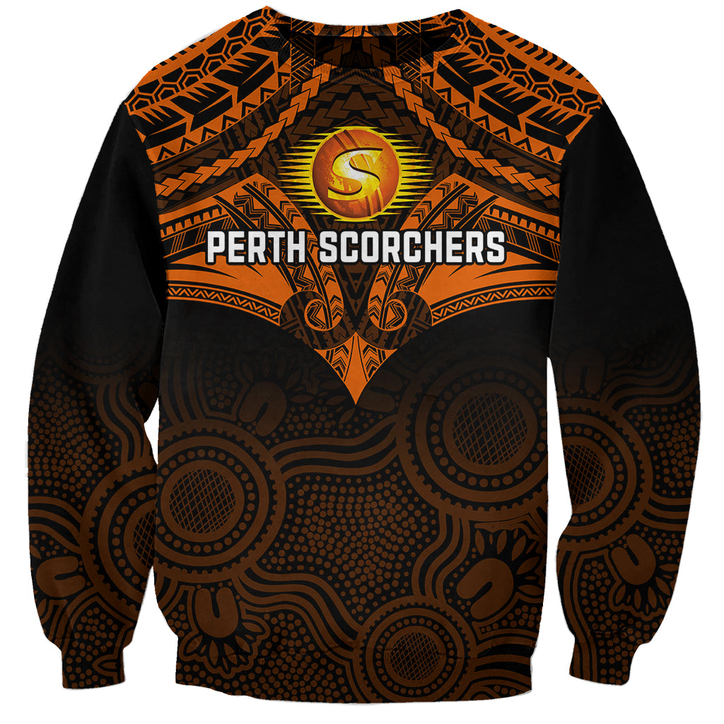 perth-scorchers-cricket-sweatshirt-2023-unique-indigenous-art-mix-polynesian-pattern