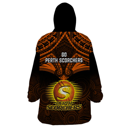 perth-scorchers-cricket-wearable-blanket-hoodie-2023-unique-indigenous-art-mix-polynesian-pattern