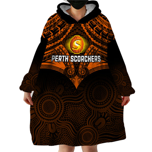perth-scorchers-cricket-wearable-blanket-hoodie-2023-unique-indigenous-art-mix-polynesian-pattern