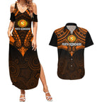custom-perth-scorchers-cricket-couples-matching-summer-maxi-dress-and-hawaiian-shirt-2023-unique-indigenous-art-mix-polynesian-pattern