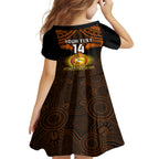 custom-perth-scorchers-cricket-family-matching-summer-maxi-dress-and-hawaiian-shirt-2023-unique-indigenous-art-mix-polynesian-pattern