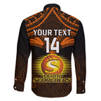 custom-perth-scorchers-cricket-family-matching-tank-maxi-dress-and-hawaiian-shirt-2023-unique-indigenous-art-mix-polynesian-pattern
