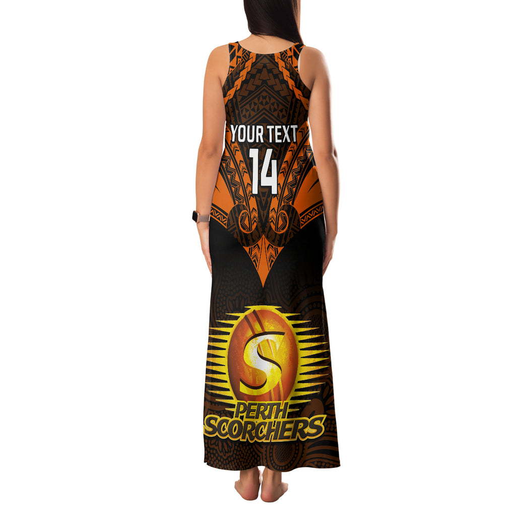 custom-perth-scorchers-cricket-family-matching-tank-maxi-dress-and-hawaiian-shirt-2023-unique-indigenous-art-mix-polynesian-pattern