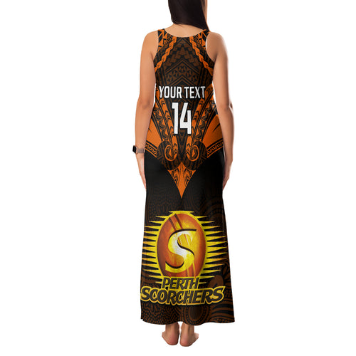 custom-perth-scorchers-cricket-family-matching-tank-maxi-dress-and-hawaiian-shirt-2023-unique-indigenous-art-mix-polynesian-pattern