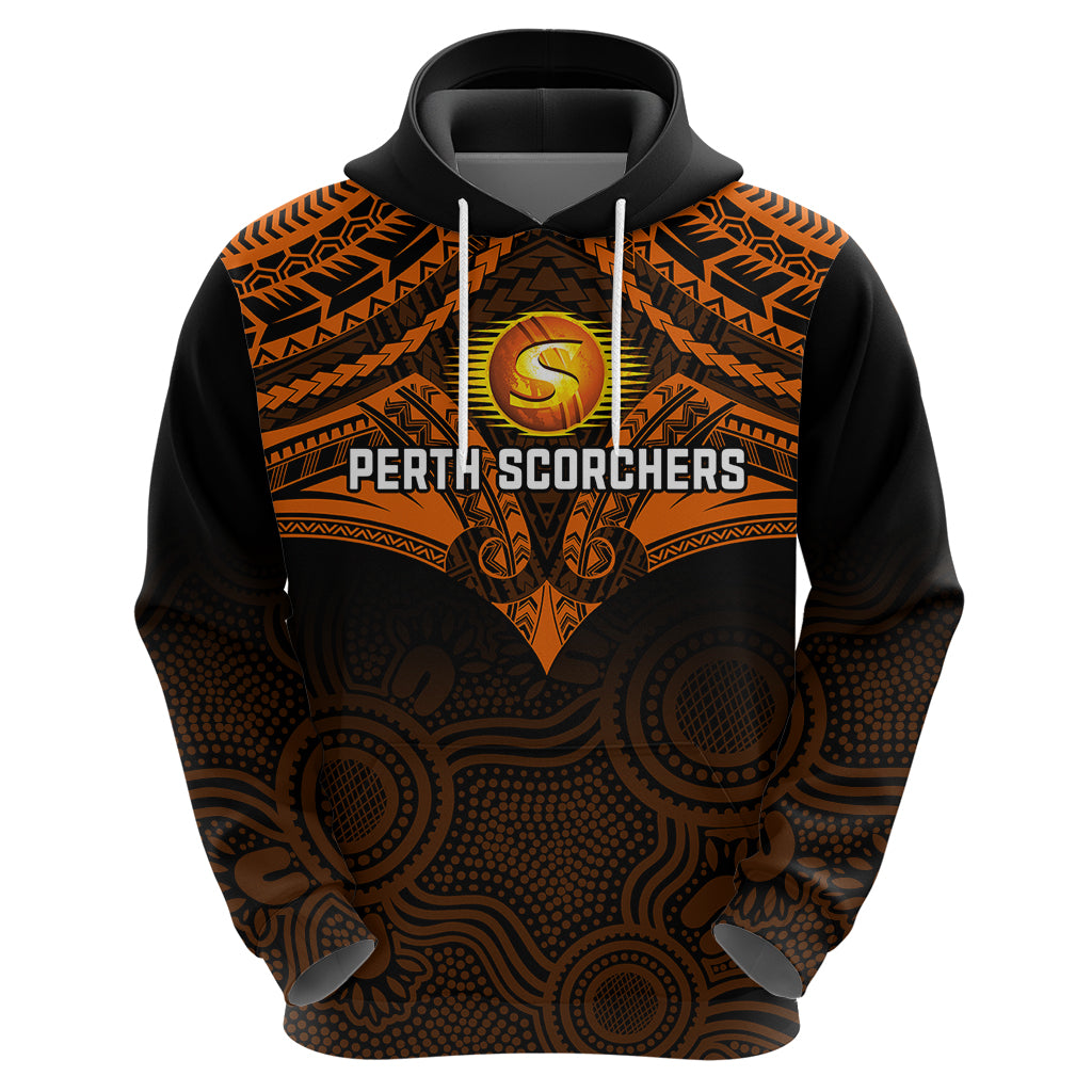custom-perth-scorchers-cricket-hoodie-2023-unique-indigenous-art-mix-polynesian-pattern
