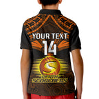 custom-perth-scorchers-cricket-kid-polo-shirt-2023-unique-indigenous-art-mix-polynesian-pattern