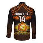 custom-perth-scorchers-cricket-long-sleeve-button-shirt-2023-unique-indigenous-art-mix-polynesian-pattern