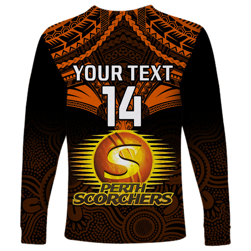 custom-perth-scorchers-cricket-long-sleeve-shirt-2023-unique-indigenous-art-mix-polynesian-pattern