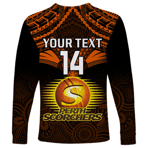 custom-perth-scorchers-cricket-long-sleeve-shirt-2023-unique-indigenous-art-mix-polynesian-pattern
