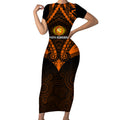 custom-perth-scorchers-cricket-short-sleeve-bodycon-dress-2023-unique-indigenous-art-mix-polynesian-pattern