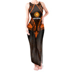 custom-perth-scorchers-cricket-tank-maxi-dress-2023-unique-indigenous-art-mix-polynesian-pattern