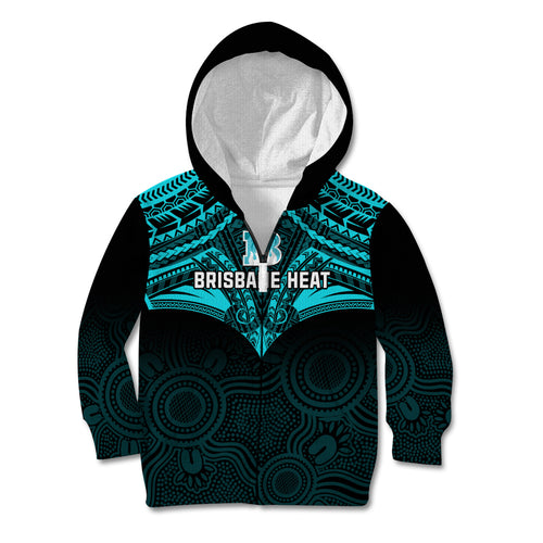brisbane-heat-cricket-kid-hoodie-2023-unique-indigenous-art-mix-polynesian-pattern