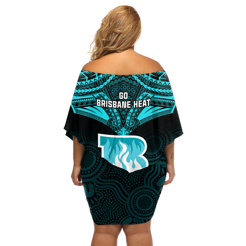 brisbane-heat-cricket-off-shoulder-short-dress-2023-unique-indigenous-art-mix-polynesian-pattern