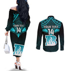 custom-brisbane-heat-cricket-couples-matching-off-the-shoulder-long-sleeve-dress-and-long-sleeve-button-shirts-2023-unique-indigenous-art-mix-polynesian-pattern