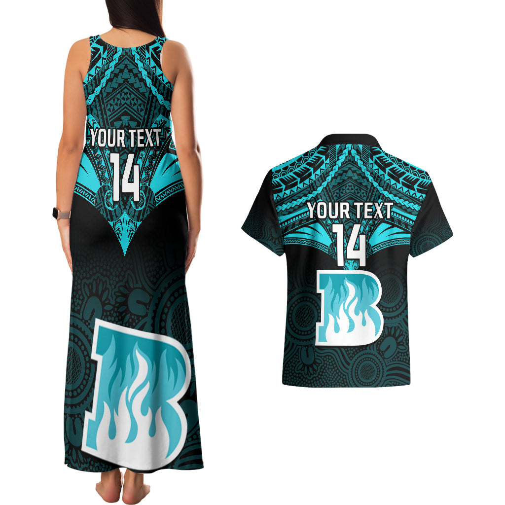 custom-brisbane-heat-cricket-couples-matching-tank-maxi-dress-and-hawaiian-shirt-2023-unique-indigenous-art-mix-polynesian-pattern