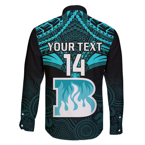 custom-brisbane-heat-cricket-family-matching-long-sleeve-bodycon-dress-and-hawaiian-shirt-2023-unique-indigenous-art-mix-polynesian-pattern