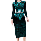 custom-brisbane-heat-cricket-long-sleeve-bodycon-dress-2023-unique-indigenous-art-mix-polynesian-pattern