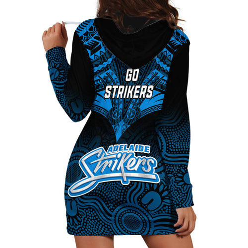 adelaide-strikers-cricket-hoodie-dress-2023-unique-indigenous-art-mix-polynesian-pattern