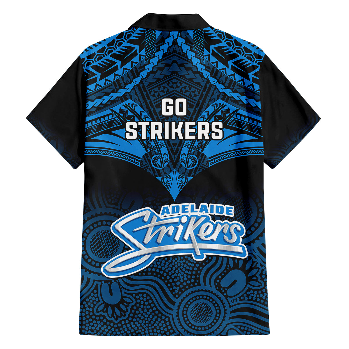 adelaide-strikers-cricket-kid-hawaiian-shirt-2023-unique-indigenous-art-mix-polynesian-pattern