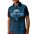 adelaide-strikers-cricket-kid-polo-shirt-2023-unique-indigenous-art-mix-polynesian-pattern