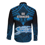 adelaide-strikers-cricket-long-sleeve-button-shirt-2023-unique-indigenous-art-mix-polynesian-pattern
