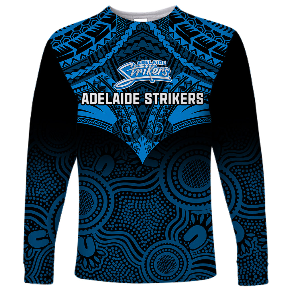 adelaide-strikers-cricket-long-sleeve-shirt-2023-unique-indigenous-art-mix-polynesian-pattern