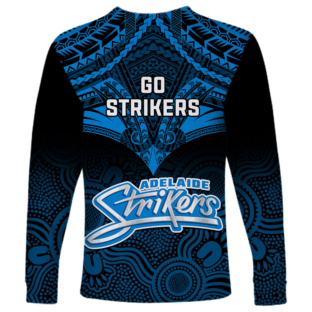 adelaide-strikers-cricket-long-sleeve-shirt-2023-unique-indigenous-art-mix-polynesian-pattern