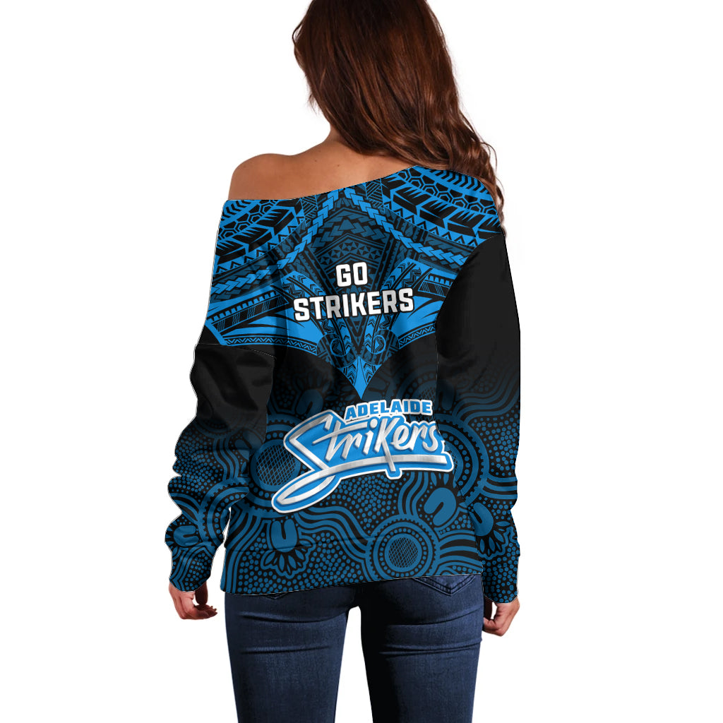 adelaide-strikers-cricket-off-shoulder-sweater-2023-unique-indigenous-art-mix-polynesian-pattern