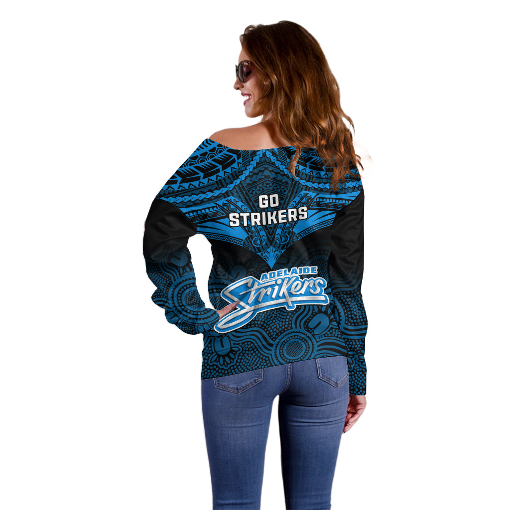 adelaide-strikers-cricket-off-shoulder-sweater-2023-unique-indigenous-art-mix-polynesian-pattern
