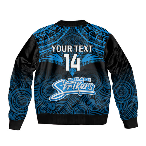 custom-adelaide-strikers-cricket-bomber-jacket-2023-unique-indigenous-art-mix-polynesian-pattern