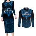 custom-adelaide-strikers-cricket-couples-matching-long-sleeve-bodycon-dress-and-long-sleeve-button-shirts-2023-unique-indigenous-art-mix-polynesian-pattern
