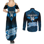 custom-adelaide-strikers-cricket-couples-matching-summer-maxi-dress-and-long-sleeve-button-shirts-2023-unique-indigenous-art-mix-polynesian-pattern