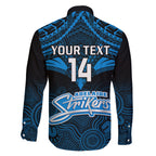 Custom Adelaide Strikers Cricket Family Matching Off Shoulder Long Sleeve Dress and Hawaiian Shirt 2023 Unique Indigenous Art Mix Polynesian Pattern LT14