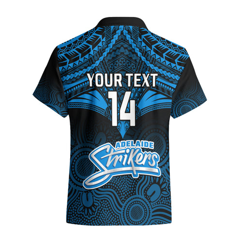 custom-adelaide-strikers-cricket-hawaiian-shirt-2023-unique-indigenous-art-mix-polynesian-pattern